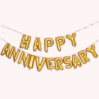Happy Anniversary Letter Balloons